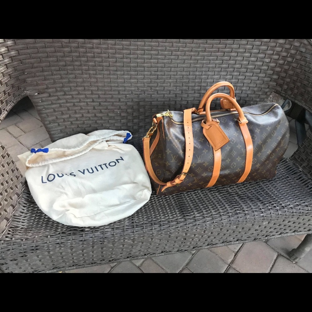 Louis Vuitton Monogram Keepall Bandouliere 45